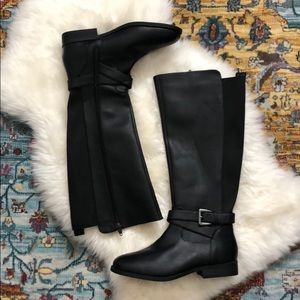 Black Riding Style boots, brand new